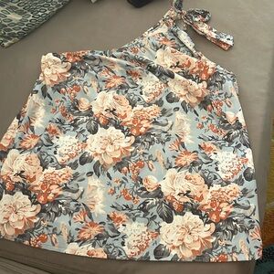 Floral One Shoulder Tank